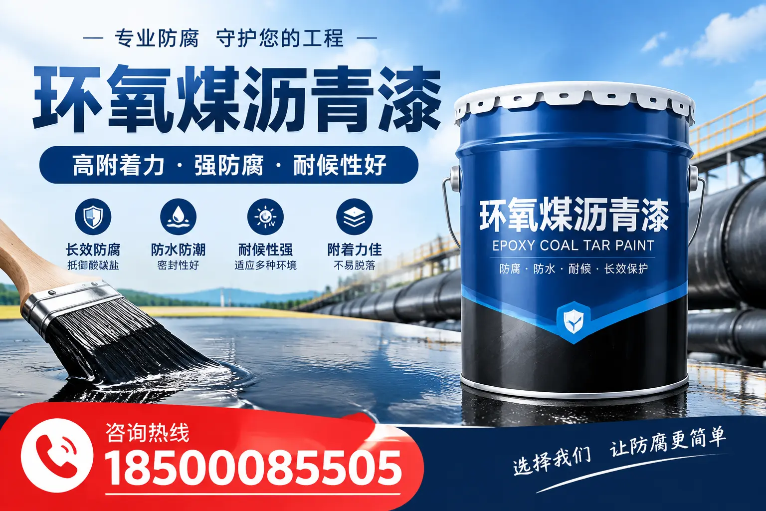 环氧煤沥青漆的成分与性能解析